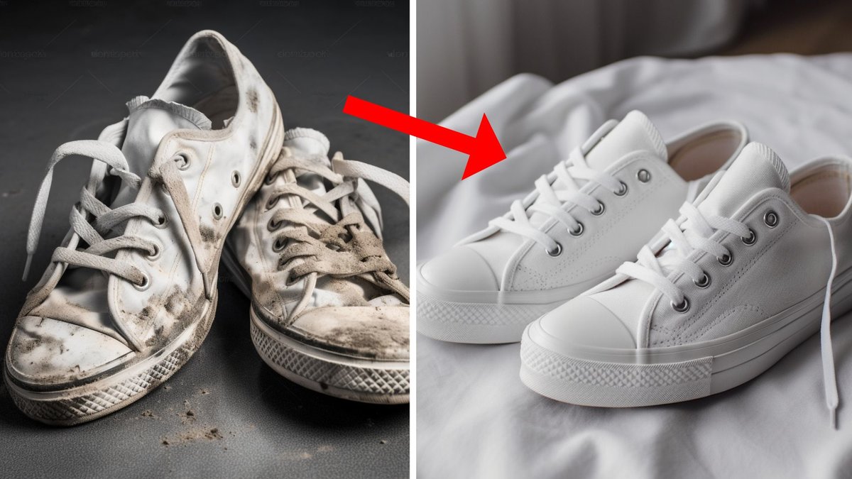 Det behöver inte vara svårt att rengöra sina vita skor.